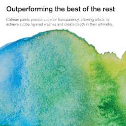 Outperforming the best of the rest. Cotman paints provide superior transparency, allowing artists to achieve subtle, layered washes and create depth in their artworks.