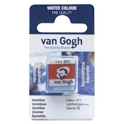 Van Gogh Watercolor Half Pan - Vermilion