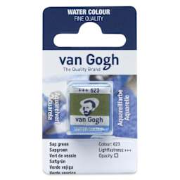 Van Gogh Watercolor Half Pan - Sap Green