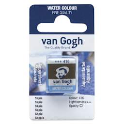 Van Gogh Watercolor Half Pan - Sepia