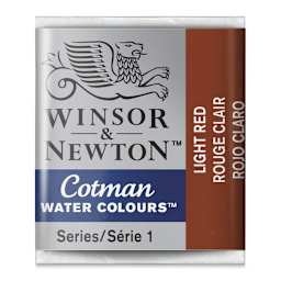 Winsor & Newton Cotman Watercolor Half Pan - Light Red