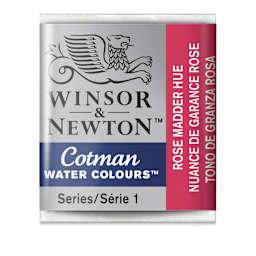 Winsor & Newton Cotman Watercolor Half Pan - Rose Madder Hue