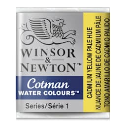 Winsor & Newton Cotman Watercolor Half Pan - Cadmium Yellow Pale Hue