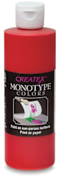 Createx Monotype Colors - Front of single bottle of Red Monotype color shown
