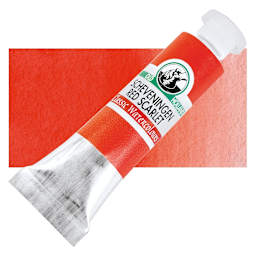 Old Holland Classic Artist Watercolor - Scheveningen Red Scarlet, 6 ml tube and swatch