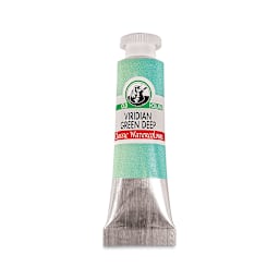 Old Holland Classic Artist Watercolor - Viridian Green Deep, 6 ml tube