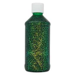 Blick Liquid Watercolors - Glitter Green, 8 oz back