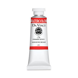 Da Vinci Artists' Permanent Watercolor - Cadmium Red Medium, 37 ml tube