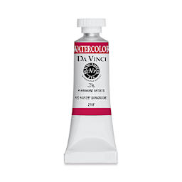 Da Vinci Artists' Permanent Watercolor - Quinacridone Rose Red Deep, 15 ml tube