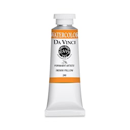 Da Vinci Artists' Permanent Watercolor - Indian Yellow, 37 ml tube