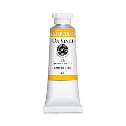 Da Vinci Artists' Permanent Watercolor - Gamboge Hue, 37 ml tube
