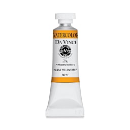 Da Vinci Artists' Permanent Watercolor - Hansa Yellow Deep, 15 ml tube