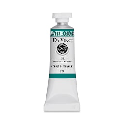 Da Vinci Artists' Permanent Watercolor - Cobalt Green Hue, 15 ml tube