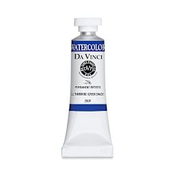 Da Vinci Artists' Permanent Watercolor - Ultramarine (Green Shade), 15 ml tube