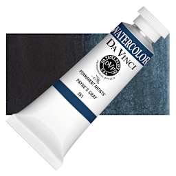 Da Vinci Artists' Permanent Watercolor - Payne's Gray, 37 ml tube and swatch