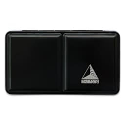 Maimeri Blu Half Pan Watercolors - Set of 12, closed metal tin