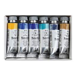Maimeri Blu Artist Watercolor - Set of 6, Arctic, 12 ml Tubes