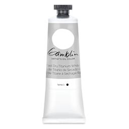 Gamblin Artist's Oil Color - Fast Dry Titanium White, 37 ml tube