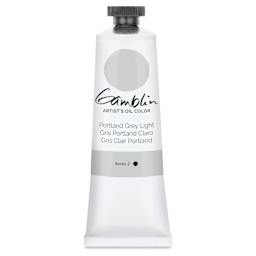 Gamblin Artist's Oil Color - Portland Grey Light, 37 ml tube