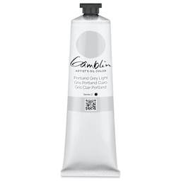 Gamblin Artist's Oil Color - Portland Grey Light, 150 ml tube