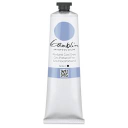 Gamblin Artists' Oil Color - Portland Cool Grey, 150 ml tube