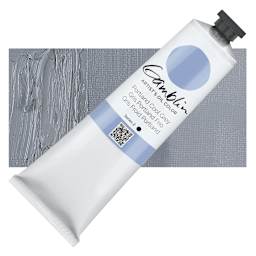 Gamblin Artists' Oil Color - Portland Cool Grey, 150 ml tube and swatch