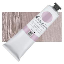 Gamblin Artists' Oil Color - Portland Warm Grey, 150 ml tube and swatch
