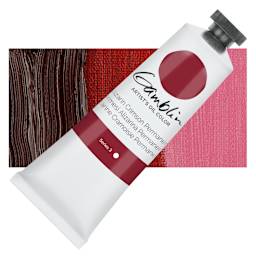 Gamblin Artist's Oil Color - Alizarin Crimson Permanent, 37 ml tube and swatch