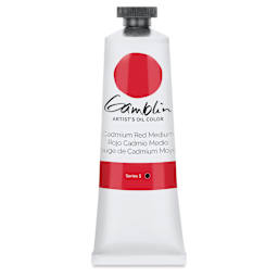 Gamblin Artist's Oil Color - Cadmium Red Medium, 37 ml tube