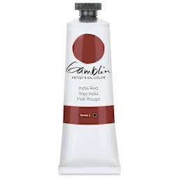 Gamblin Artist's Oil Color - India Red, 37 ml tube