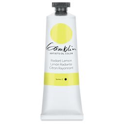 Gamblin Artist's Oil Color - Radiant Lemon, 37 ml tube