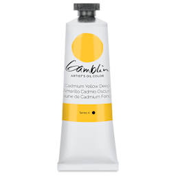 Gamblin Artist's Oil Color - Cadmium Yellow Deep, 37 ml tube