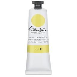 Gamblin Artist's Oil Color - Nickel Titanate Yellow, 37 ml tube