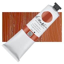 Gamblin Artist's Oil Color - Venetian Red, 150 ml tube and swatch