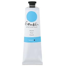 Gamblin Artist's Oil Color - Azure, 150 ml tube