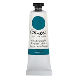 Gamblin Artist's Oil Color - Cobalt Turquoise, 37 ml tube