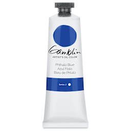 Gamblin Artist's Oil Color - Phthalo Blue, 37 ml tube