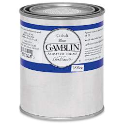 Gamblin Artist's Oil Color - Cobalt Blue, 16 oz Can