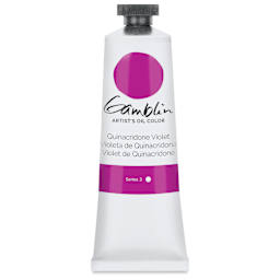 Gamblin Artist's Oil Color - Quinacridone Violet, 37 ml tube