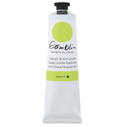 Gamblin Artist's Oil Color - Radiant Warm Green, 150 ml tube