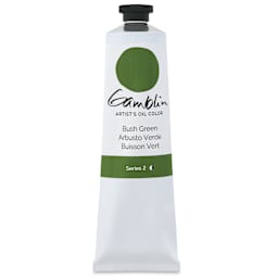 Gamblin Artist's Oil Color - Bush Green, 150 ml tube
