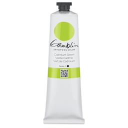 Gamblin Artist's Oil Color - Cadmium Green, 150 ml tube