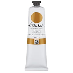 Gamblin Artist's Oil Color - Raw Sienna, 150 ml tube