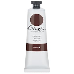 Gamblin Artist's Oil Color - Asphaltum, 37 ml tube