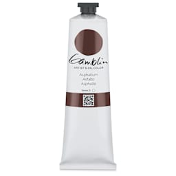 Gamblin Artist's Oil Color - Asphaltum, 150 ml tube