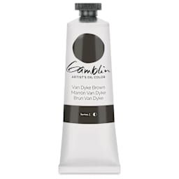 Gamblin Artist's Oil Color - Van Dyke Brown, 37 ml tube
