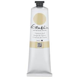 Gamblin Artist's Oil Color - Titanium Buff, 150 ml tube
