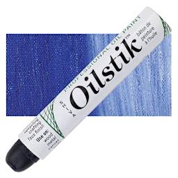 Shiva Oilstik Oil Paint - Ultramarine Blue oilstik and swatch