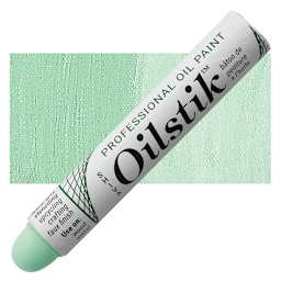 Shiva Oilstik Oil Paint - Light Green oilstik and swatch