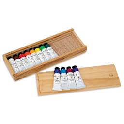 Shiva Signature Artist Oil Colors - Set of 12, Jason Polins' Chromatic Colors, 37 ml